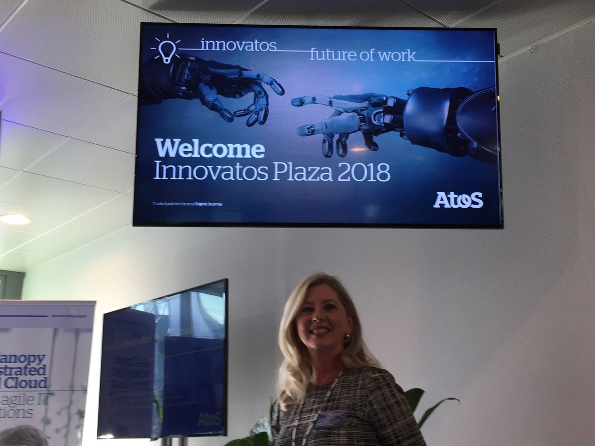 mariannehewlett's tweet photo. Getting ready for #innovatos @atosnl  ! #futureofwork https://t.co/aYvUtrPNvi