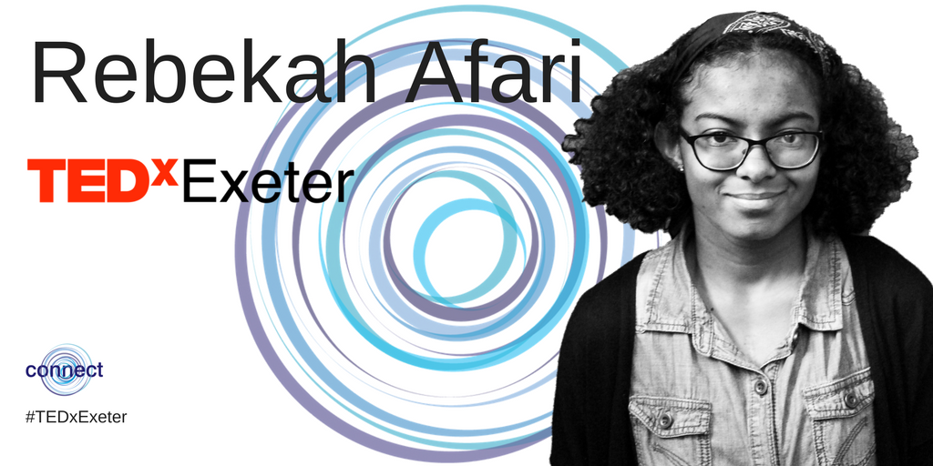 TEDxExeter's tweet photo. We're counting the days to #TEDxExeter 2018 with introductions to our speakers &amp; performers, so we'd like to introduce Rebekah Afari, who was born profoundly deaf, but comes from a hearing family &amp; her first language is @BritishSignBSL https://t.co/jYssE83ltQ #Exeter #BSL https://t.co/K91yq3VboS