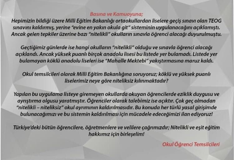 #nitelikliyiz
#tepkisizKALma