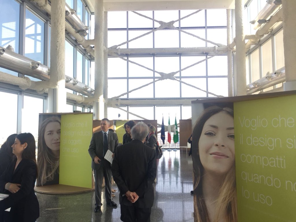 OCMGroupMI's tweet photo. Anche @RegLombardia partecipa alla #MILANODESIGNWEEK 2018 vieni a scoprire l’installazione curata da OCMG al 39 di Palazzo Lombardia https://t.co/tRW6a79577