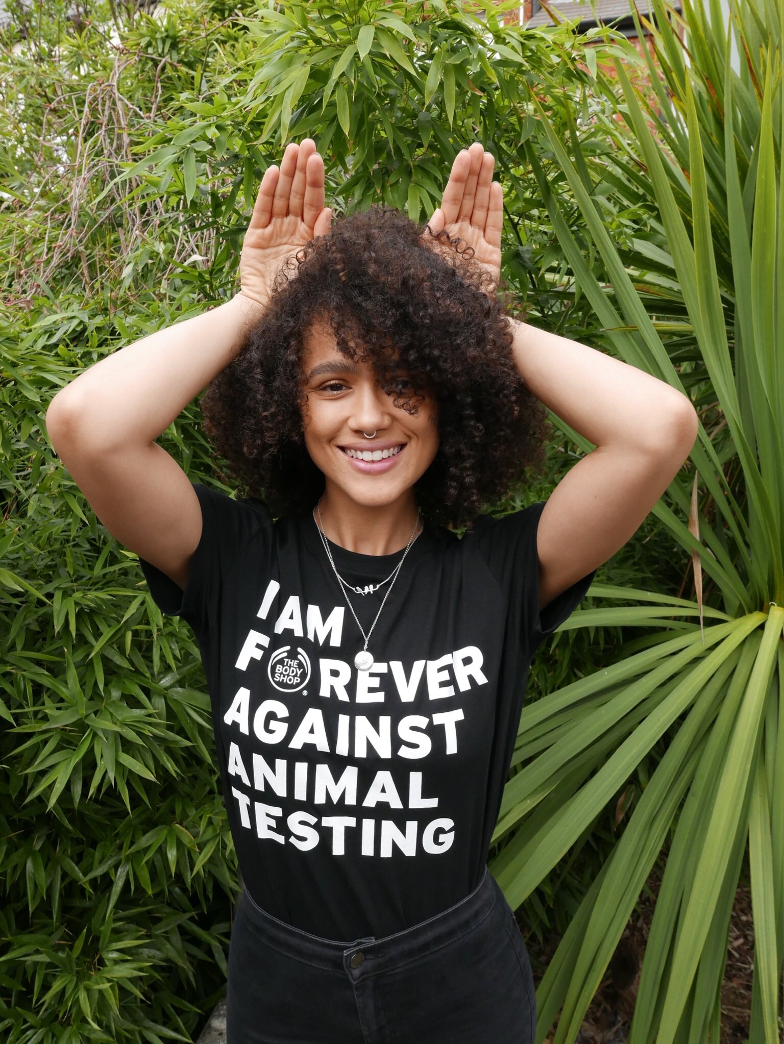 Nathalie Emmanuel on X: I am #ForeverAgainstAnimalTesting so I am  supporting #thebodyshop and @crueltyfreeintl campaign to stop animal  testing globally! Please join the mission and show your support by  following the link