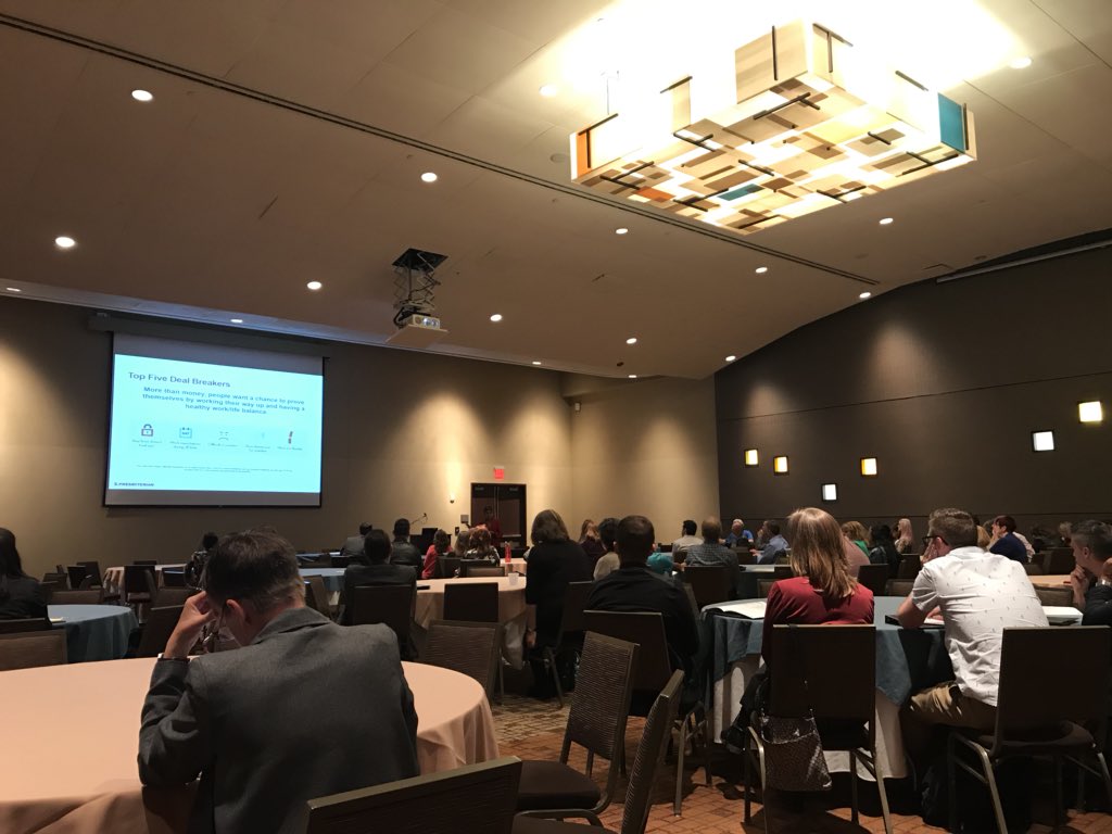 QualityNM's tweet image. Breakout sessions at our #QNMSummit have commenced! Attendees are learning about employee engagement, leadership, improvement, and quality.