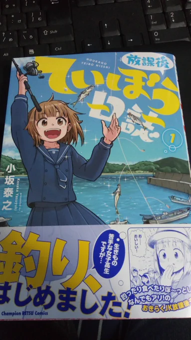放課後ていぼう日誌たる漫画を購入。
今年はまだボウズなので読んで釣った気になります。 