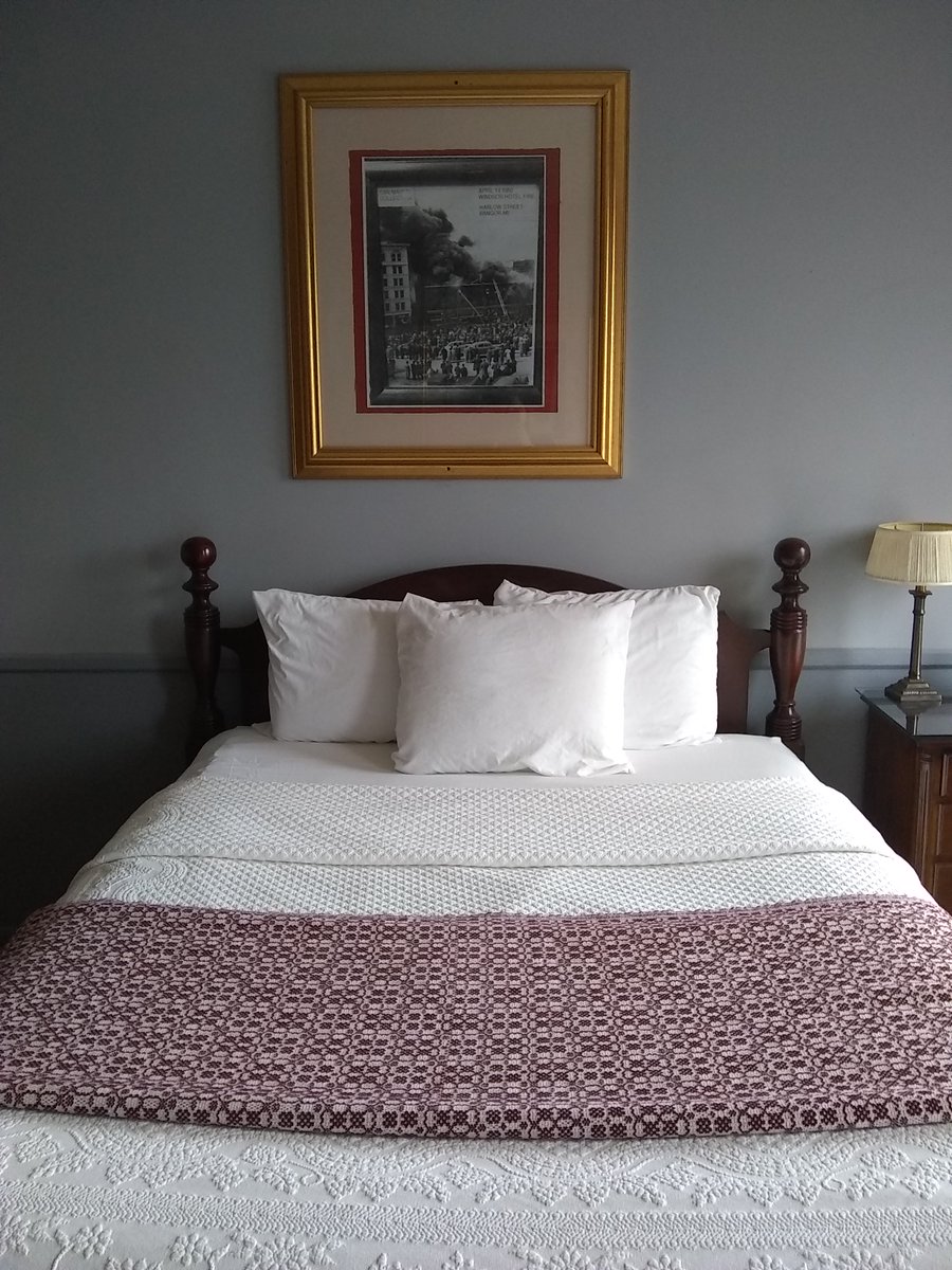 InnCharles's tweet image. The Great Bangor Fire Room. Comfortable rooms with history.