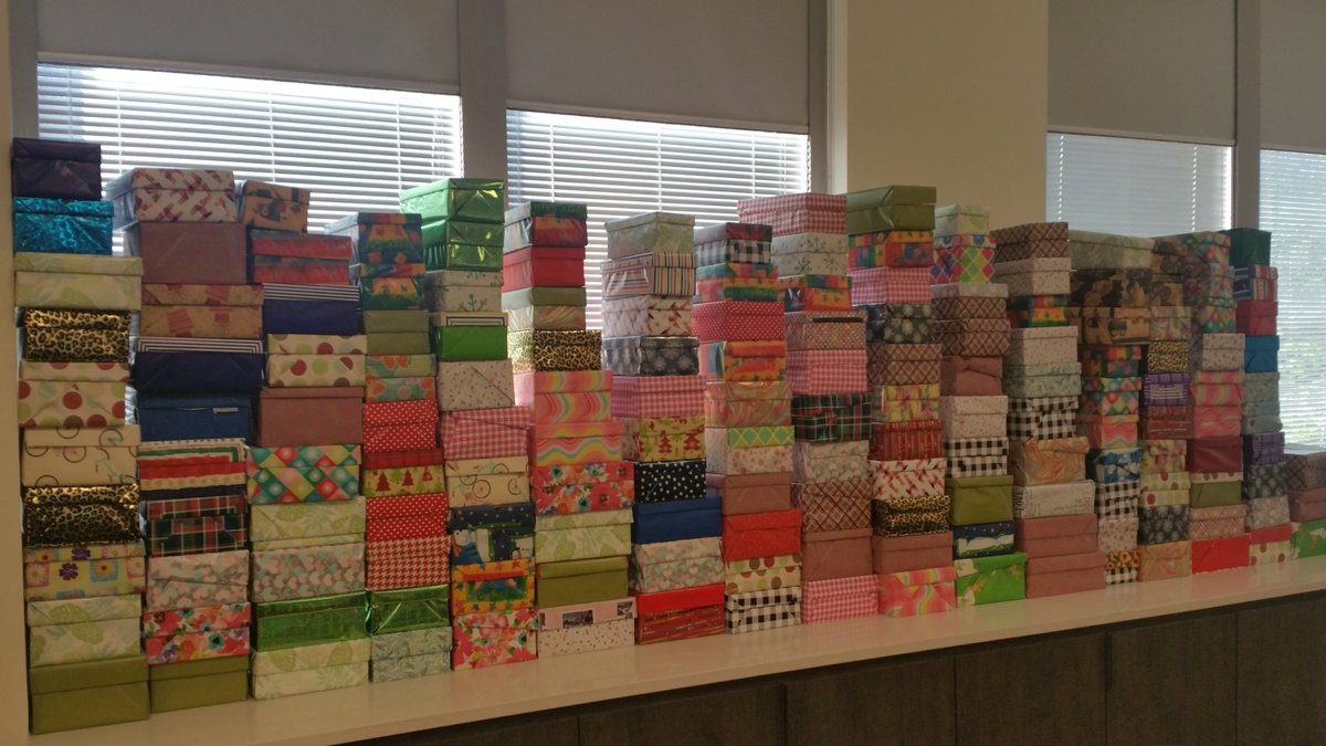 HallKublai's tweet photo. INPO is stuffing shoe boxes today! Proud to be a United Way partner and support Cobb families!#CobbCounty #unitedwayatl https://t.co/2u126pZlIu