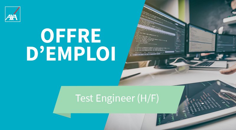 Et si vous rejoigniez la #AXAGuildeTest 😉 ? Notre Webcenter recrute un test engineer en #CDI 🙂 ! go.axa.fr/Testeur-Lille