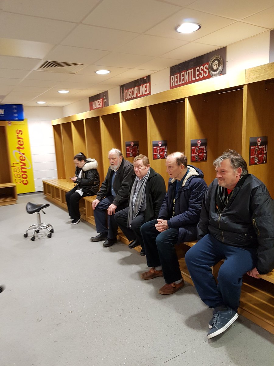 stelever23's tweet photo. @CommunitySaints thanks to Gaz and the st Helens rfl foundation for the tour of the saints ground the fundamentals men's group really appreciated it and a 5 minute chat with Justin Holbrook. https://t.co/J2iZ3LCoFg