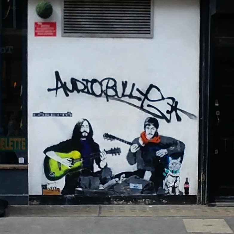 soraya72's tweet photo. Noticed  this #piece on my walk from home through #Soho #London
#graffiti #streetart
#johnlennon #paulmccartney

Follow me on Instagram @sorayawilkinsonwyke#SorayaWilkinsonWyke twitter @soraya72 https://t.co/qVGhwcJfig