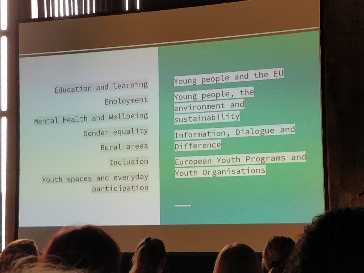 YEUworld's tweet photo. Topics coming out from #StructureDialogue process expected to lead to #YouthGoals at #EUYCSofia - #YEUwold stands with and for young people to assure that their opinions are shared in every single topic in collaboration with the European Working Group #SpeakUp #ForYouthRights https://t.co/ri9O8ID9iE