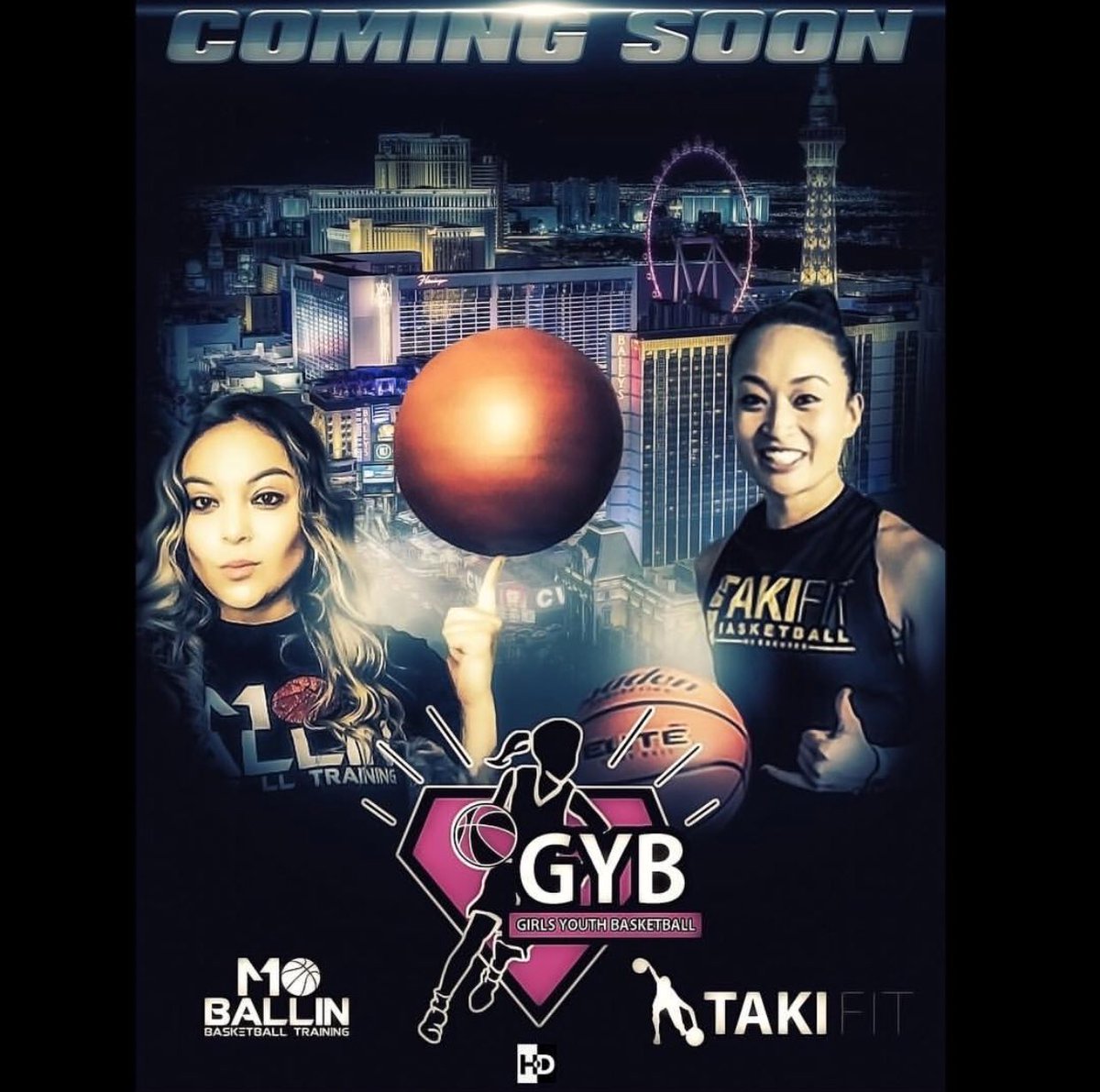 takifitness's tweet photo. 🚨🚨Hoop Fest Coming soon in Las Vegas 🚨🚨 Excited to team up with one of the best in the game @moballin10 @moballintraining ⛹🏽‍♀️ save the Date May 16th, Presented by @gyblv 🙌🏽 Information coming soon.... 🏀🏀
#moballintraining 
#takifit
#gyblv
#wahineballers https://t.co/jqOi7UjNg0