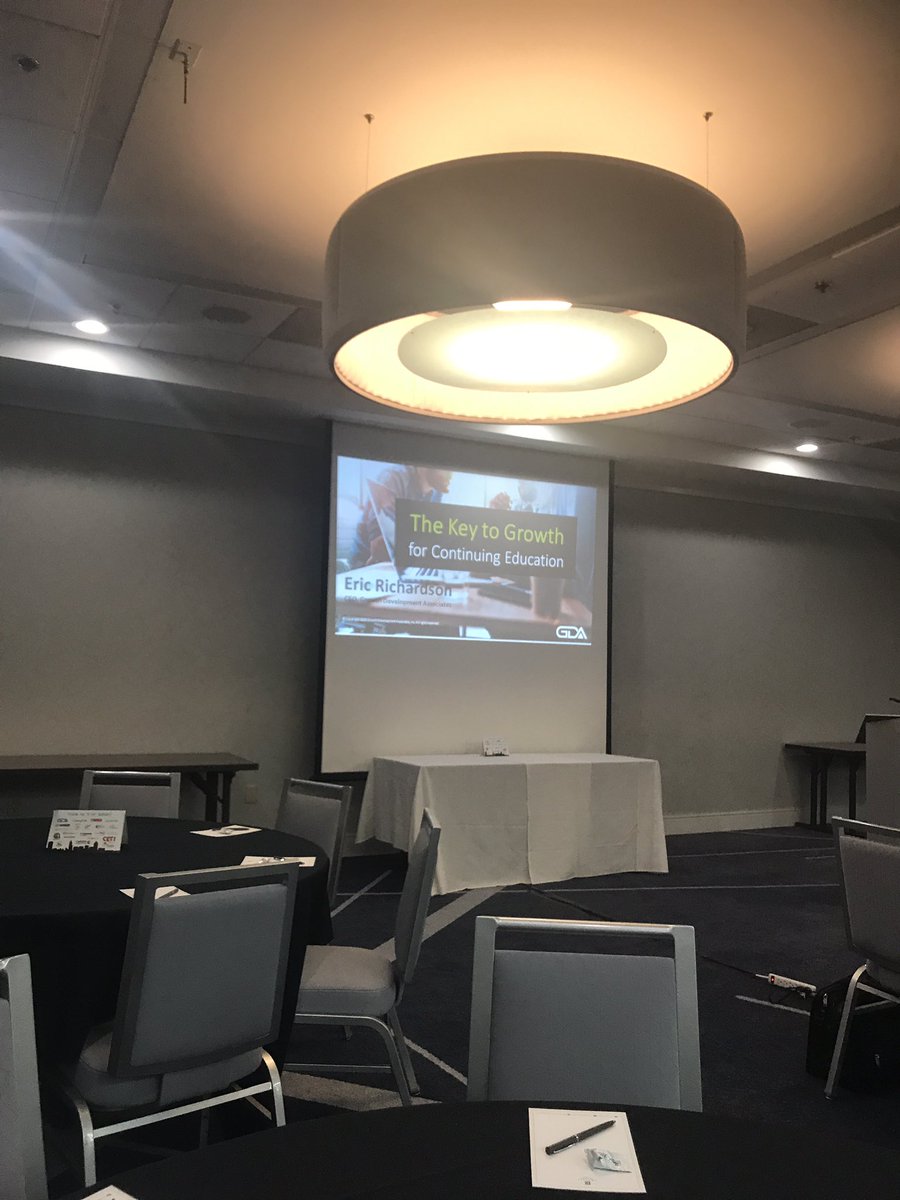 suzannekart's tweet photo. #CETI18 Kicking off Day 2! https://t.co/SzMUc1E2hj