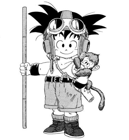 アニメ 歴史画像動画bot ドラゴンボール 悟空とチチ 幼年期 画 鳥山明 Goku And Chichi Boy Girlhood By Akira Toriyama Db Dbz Dbs ドラゴンボール