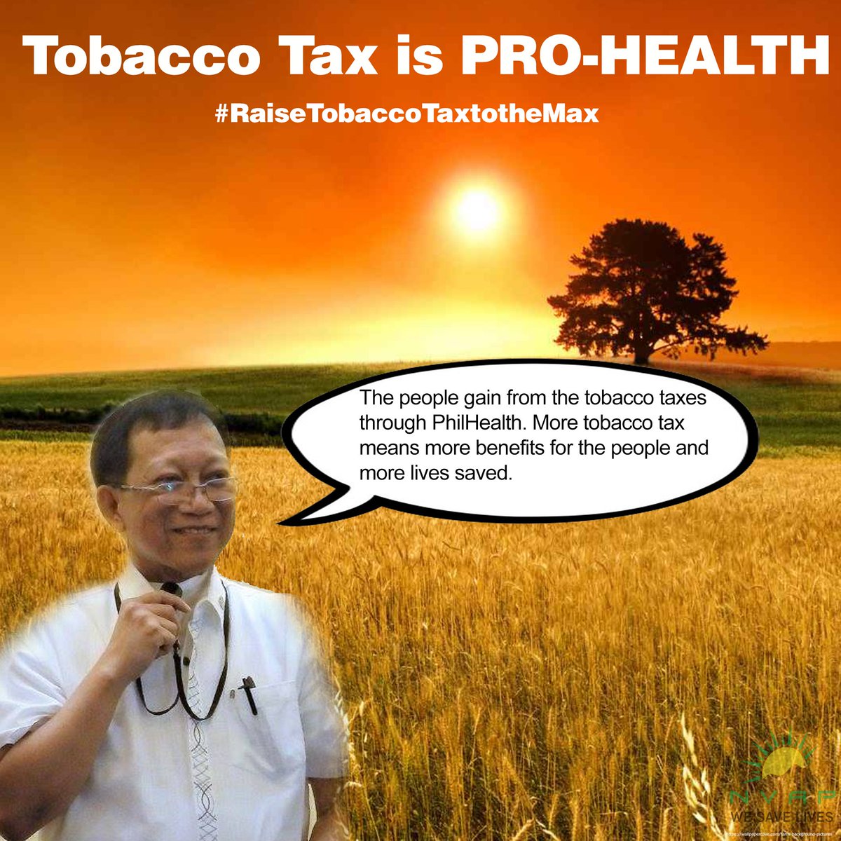 nvapinc's tweet photo. Engr. Emer Rojas, cancer survivor and victim of cigarette smoke, speaks up on the potential gain from increased tobacco tax. #RaiseTobaccoTaxtotheMax #SinTaxSavesLives https://t.co/ifK4x8xGay