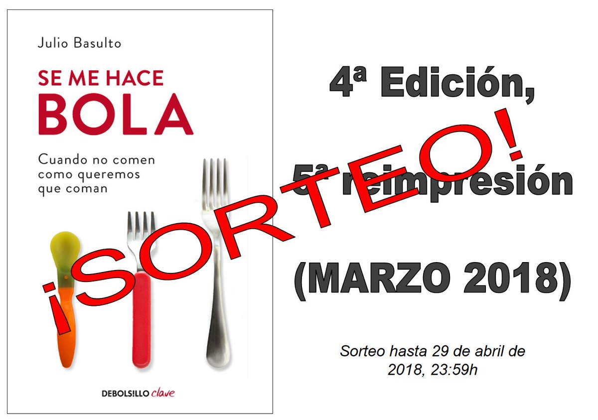 Sorteo un ejemplar de la última edición del libro #SeMeHaceBola. En formato papel y con una pequeña dedicatoria. Para participar:
1) Retuitea este tuit.
2) Sígueme (<a href="/JulioBasulto_DN/">🏳️‍🌈Julio Basulto</a>) y también a <a href="/carfrancogar/">Carlos Franco</a>-<a href="/fojuelosdotcom/">@fojuelosdotcom</a>-<a href="/juanjocaceresn/">Juanjo Caceres</a>.
Límite: 29/4/2018.
¡Gracias y suerte!