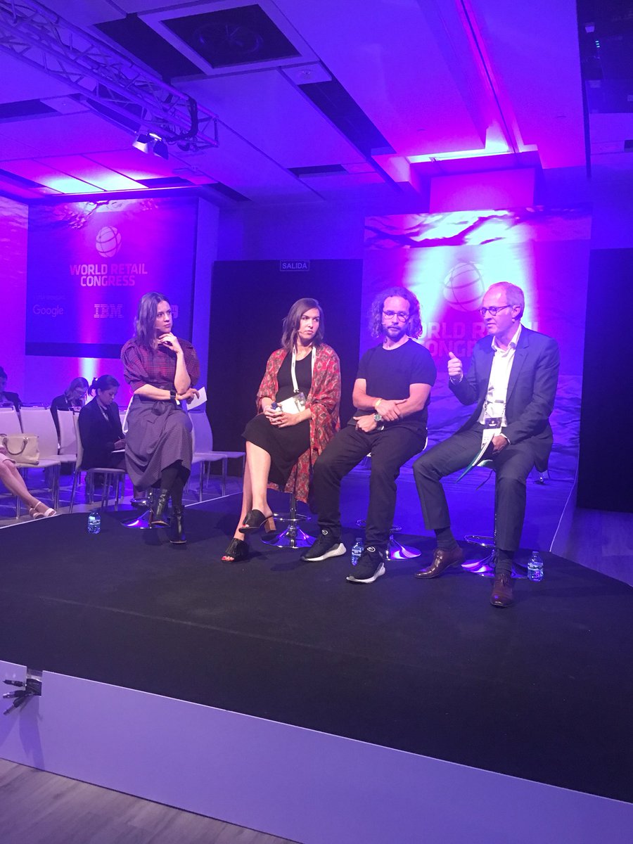 Our own brilliant <a href="/CarlaBuzasi/">Carla Buzasi</a> of <a href="/wgsn/">WGSN</a> on-stage with <a href="/buzzfeed/">BuzzFeed</a> <a href="/CondeNast/">Condé Nast</a> &amp; <a href="/virtueworldwide/">VIRTUE Worldwide</a> at #WRC2018