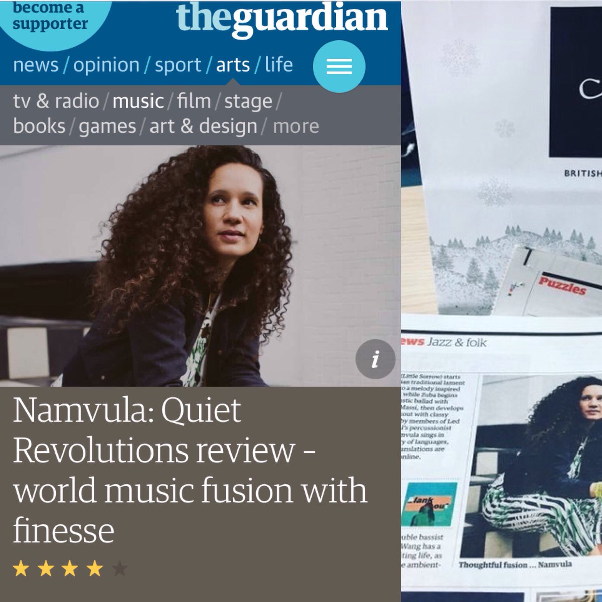 NamvulaSings's tweet image. #QuietRevolutions : ****  (@guardianmusic @robindenselow) | Launch show this Friday @RichMixLondon, yalla!! ❤️✨❤️ richmix.org.uk/events/music/n…