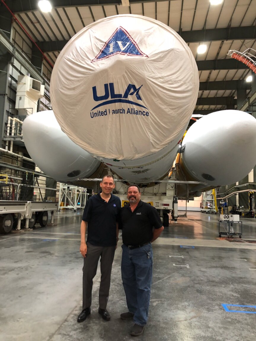 Thomas Zurbuchen (@dr_thomasz) on Twitter photo Here's the Delta 4 Heavy just before its rollout onto the pad yesterday. This is <a href="/ParkerSunProbe/">Parker Solar Probe</a>'s ride to space! #space <a href="/ulalaunch/">ULA</a> <a href="/torybruno/">Tory Bruno</a> Here's the Delta 4 Heavy just before its rollout onto the pad yesterday. This is <a href="/ParkerSunProbe/">Parker Solar Probe</a>'s ride to space! #space <a href="/ulalaunch/">ULA</a> <a href="/torybruno/">Tory Bruno</a>