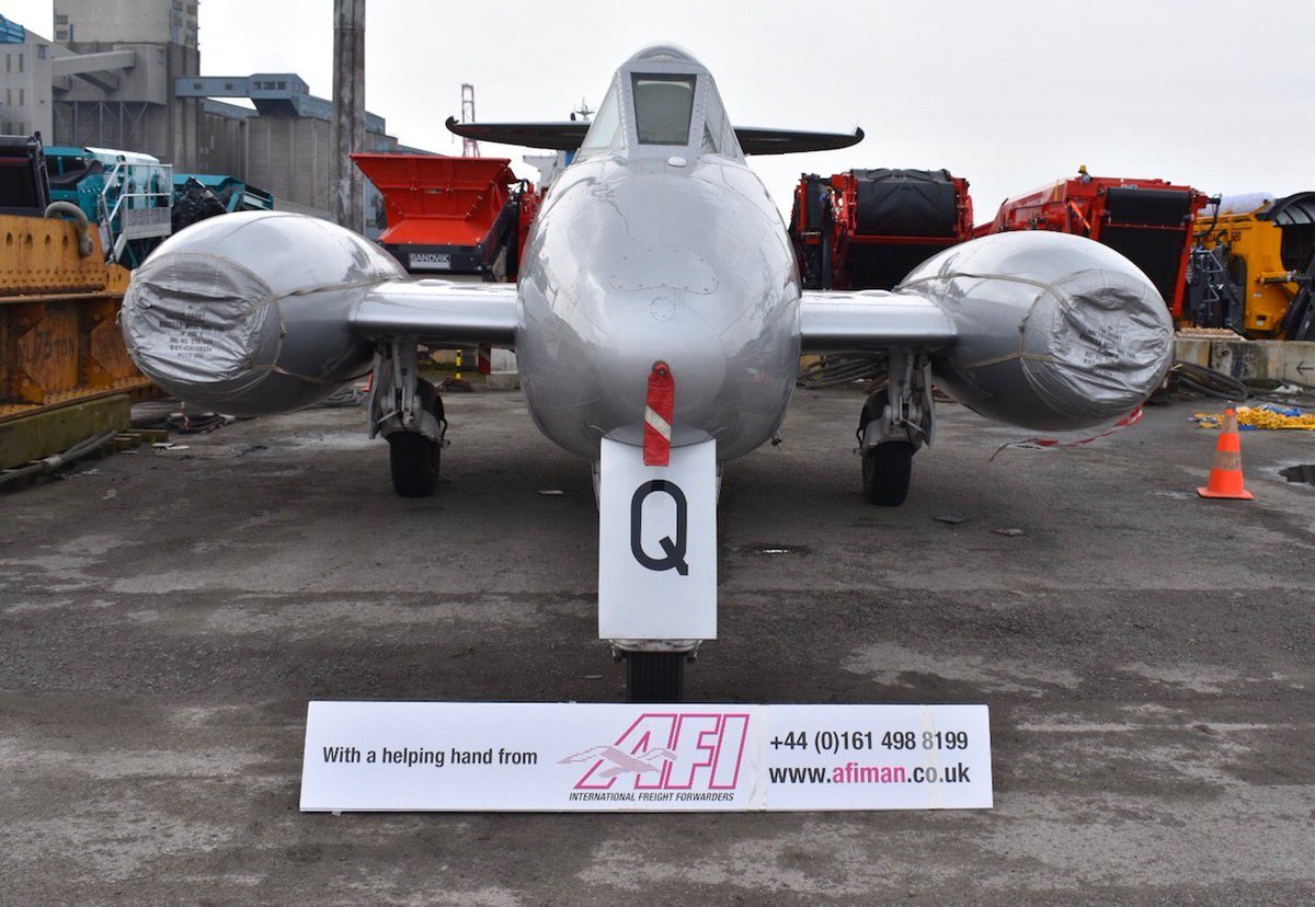 afimanuk's tweet photo. Something a little different... AFI recently arranged the export of the worlds oldest original Jet Aircraft...   

https://t.co/3TnUxAqxcN https://t.co/0IhxKq0AIU