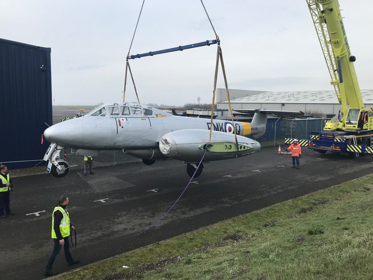 afimanuk's tweet photo. Something a little different... AFI recently arranged the export of the worlds oldest original Jet Aircraft...   

https://t.co/3TnUxAqxcN https://t.co/0IhxKq0AIU