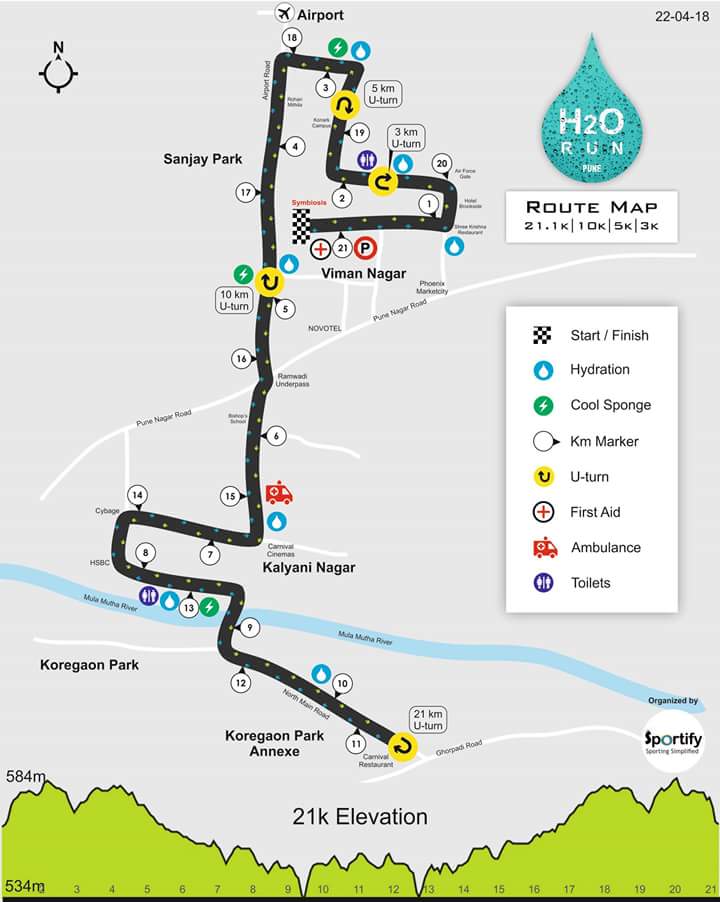 SportifyEvent's tweet photo. H2O Run 2018 Route Map
#h2orun #HalfMarathon #getsetsportify https://t.co/6VniBUZZRl