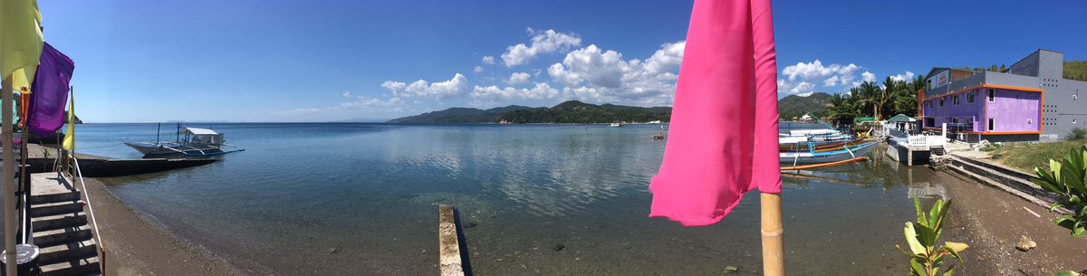 The_Volcano_Guy's tweet image. Day 10: Rest day! So nice to relax in the sun with the view of dolphins jumping in the sea. #allworkandnoplay #gettingthattan #Philippines