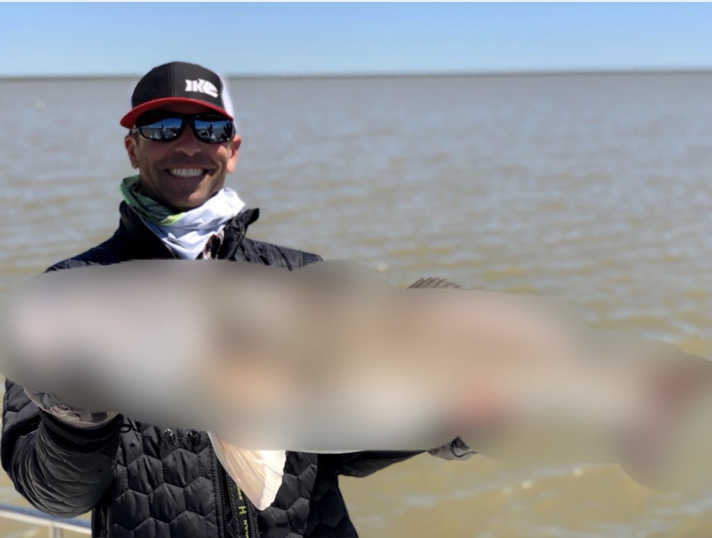 mike_Iaconelli's tweet image. Good day on the water yesterday! Any idea what this massive fish might be? #endoftheworld #venice