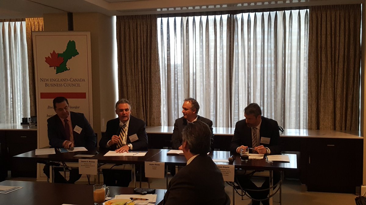 CGAlward's tweet photo. At @necbc #ModernizeNAFTA event @Boston_Rooney @bostonchamber speaks to the importance of #ModernizeNAFTA for MA companies. #Integratedsupplychains #CompetitiveAdvantage #SME #exports #WinWinWin #labourmobility #regulatory #FriendsPartnersAllies https://t.co/u2uN44XSyj