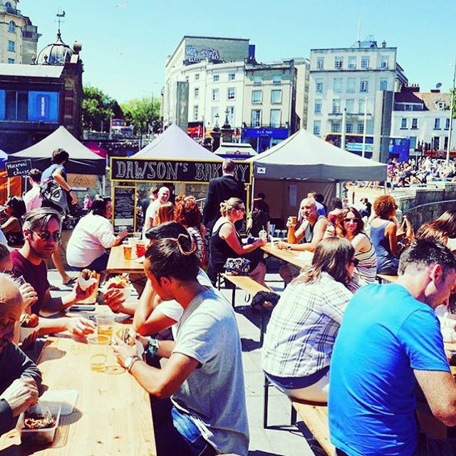 brotherthaiuk's tweet photo. Hello #Bristol! We’ll be making our debut soon... in two days @HarbourMarket! Come and eat some inspired Thai street food, 12-3...and we’re bringing some beach weather too! #thairoti #inspired #stickyspicybeef #jackfruit @BritStreetFood #foodies #vegan https://t.co/iTPC0lKlU9