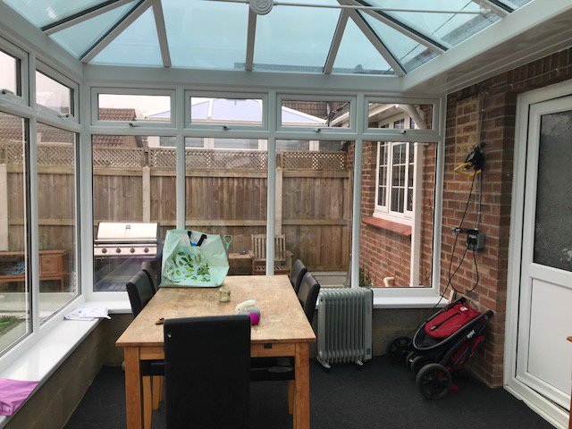 WConservatories's tweet photo. A very happy Mr and Mrs M
Celsius blue elite glass roof double hipped Edwardian style conservatory. https://t.co/kFGRHb1e2q