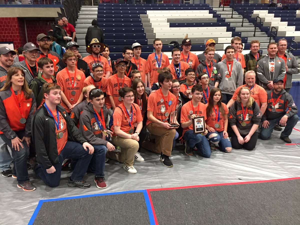drsurrey's tweet photo. Congrats to Brighton High School FIRST Robotics Team Techno Dogs 2nd place at State Finals. Next up: Worlds Competition!! Go Dogs!!! https://t.co/v4rhw8sf2W