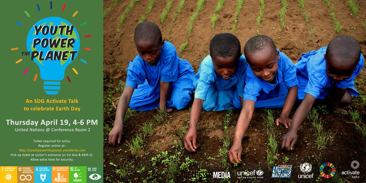 voicesofyouth's tweet photo. Join us for @UNICEF's #EarthDay celebration! 🎉

Hear from young environmental activists from around the world using #creativity to protect our 🌍→ https://t.co/0GmCGWspiE https://t.co/68EFzk2yUw