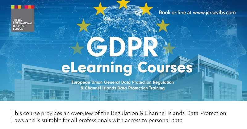 This GDPR eLearning course consists of three 20 minute bookmarked sessions and is suitable for all professionals with access to personal data. To find out more: ow.ly/Qj0530jr8od