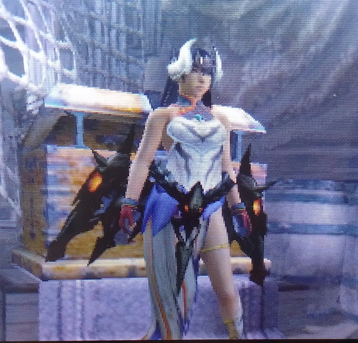 くわみー Pa Twitter 久しぶりに見た目投下よ 今回はｵｰﾊﾞｰﾛｰﾄﾞより 慈悲深き純白の悪魔こと アルベドさん アニメ第3期楽しみですなぁ 見た目装備 コスプレ装備 モンハン Mhxx