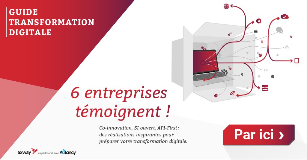 Quelles clés pour accélérer la transformation des entreprises en 2018 ? 
Allianz, Saint-Gobain, Kiloutou, Engie Digital, Ditto Bank, Vinci Energies livrent dans ce guide leurs témoignages. 
Téléchargez-le : lnkd.in/gQMtKb9
#TransformationDigitale #APIs