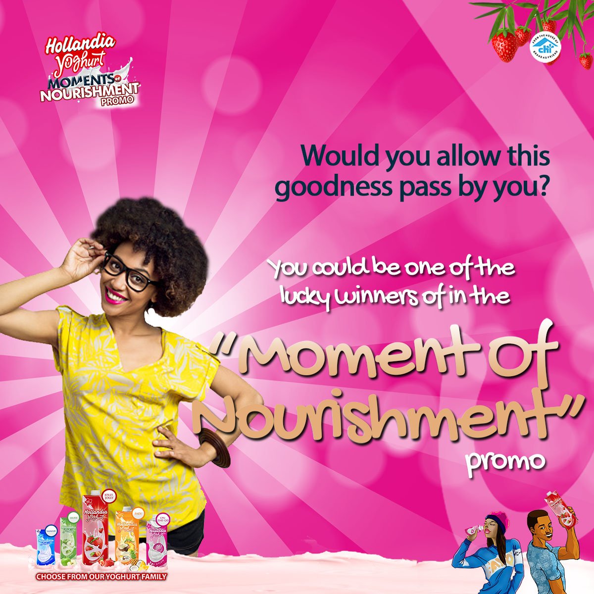 hollandia_ng's tweet photo. Would you allow this goodness pass by you? You could be one of the lucky winners in the #MomentsOfNourishment promo. Send in pictures or videos of you enjoying Hollandia Yoghurt in your special way. 
#AllRoundExcitement #HealthyDrink 
#HollandiaYoghurt https://t.co/KAiUbbNV7H