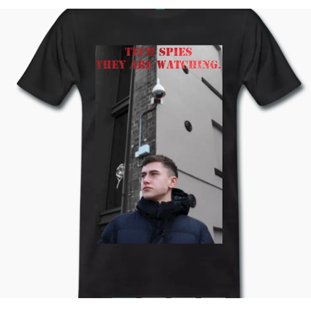 OfficialTechSpi's tweet photo. First t-shirt design for Tech spies #theyarewatchingus https://t.co/EpSlbTJIME