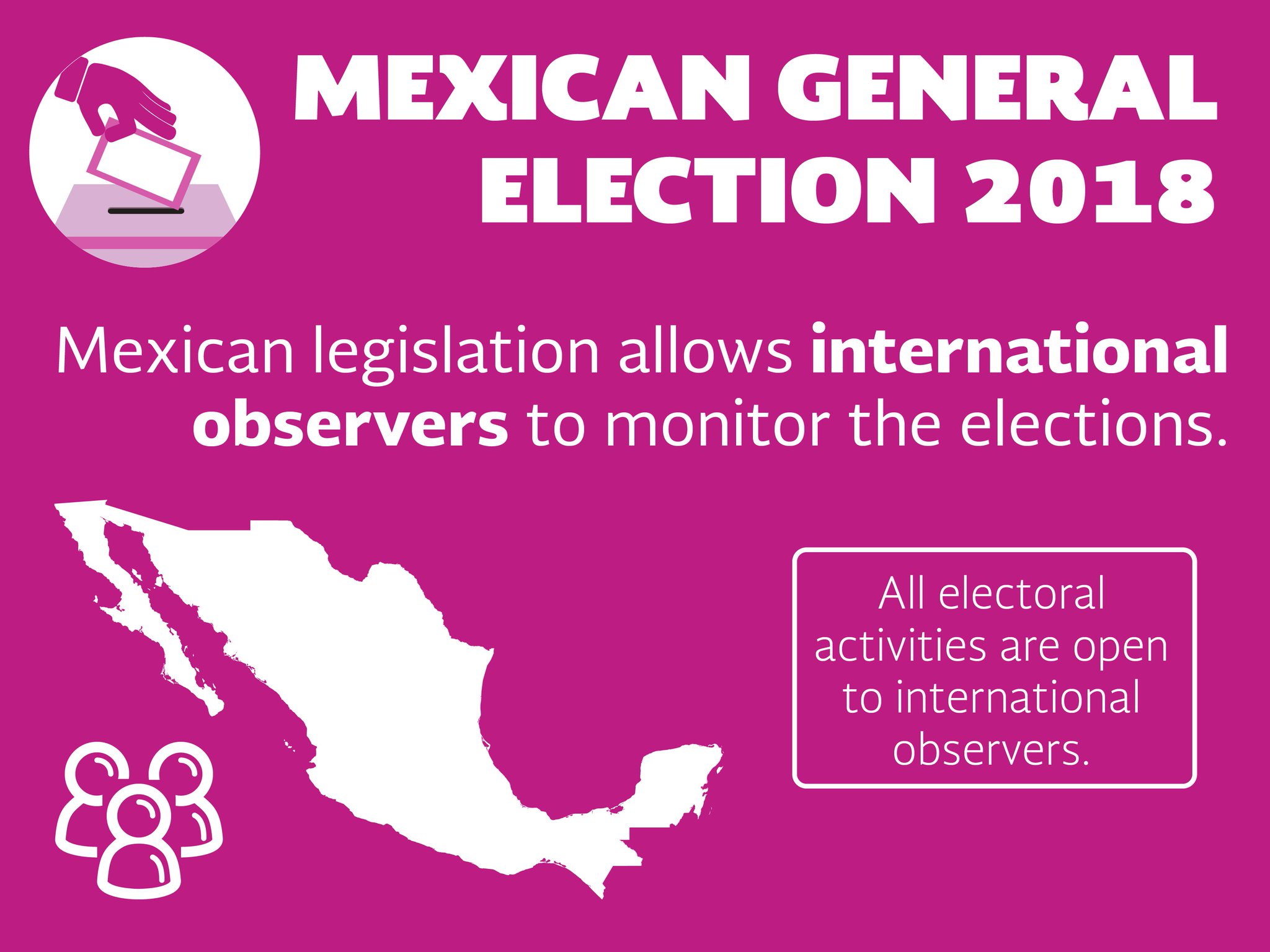 Mexico In Finland On Twitter The Mexican General Election 2018 Will Be Held On July 1st Consult Here The Official Announcement To Invite Foreign Visitors To Attend The Electoral Process Released By