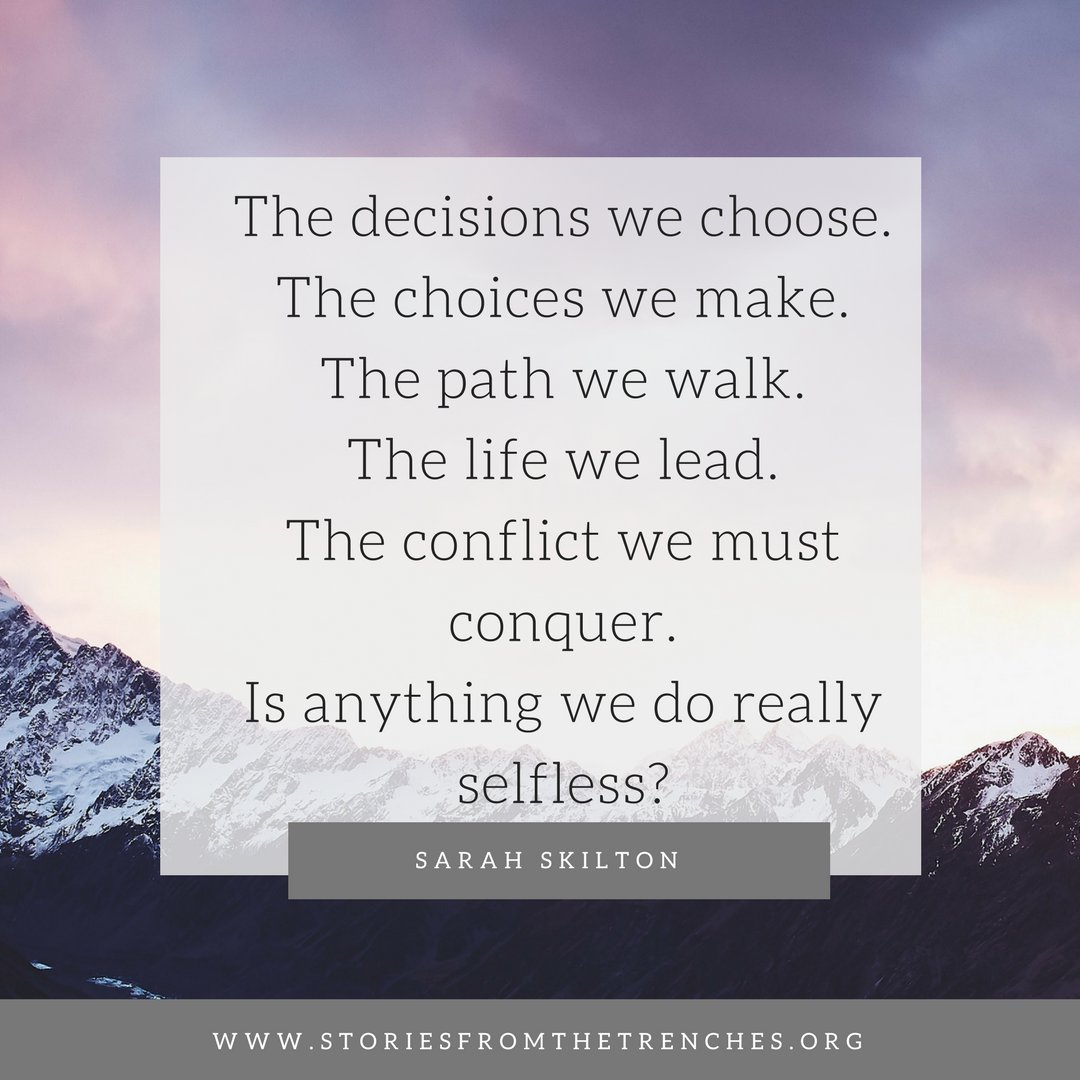 StoriesTrenches's tweet photo. Sarah continues our Conflict series and shares about one the greatest parenting decision she will ever have to make, one no one would chose to face. https://t.co/XuLziEIIM4 https://t.co/KdumU92COm