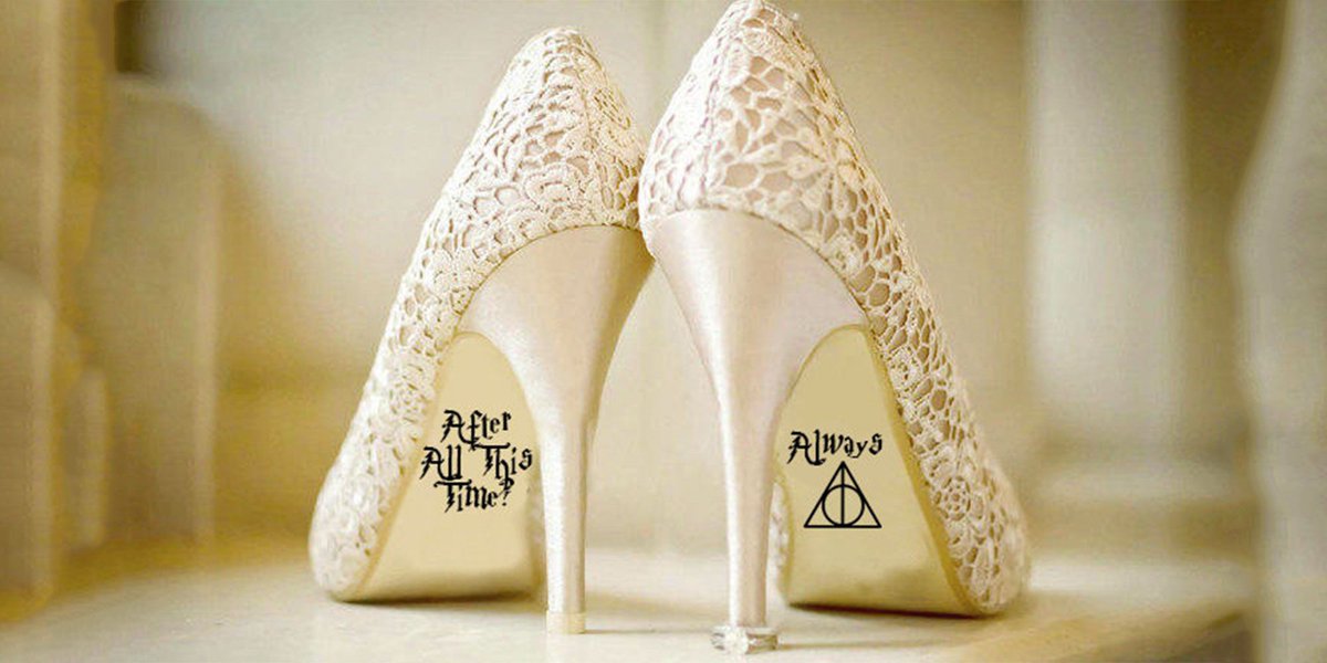 Major Harry Potter fans look out for these wedding shoes! #TuesdayShoesday