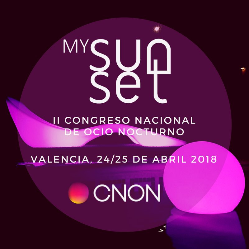 My__Sunset's tweet photo. Save the date | 24 - 25 April #CNONValencia
Waiting you in Valencia @cnoncongreso
#CNON2018 #iluminatusnoches #iluminatumundo #tumbonailuminada #barrailuminada #OcioNocturno #Nightlife
@My__Sunset @cnoncongreso https://t.co/SAjCmytNsm