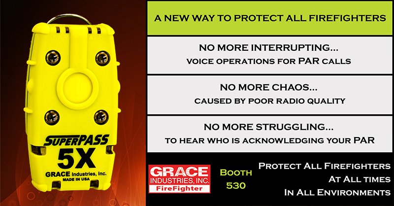 GraceFireFightr's tweet photo. The Ultimate Tool in #Firefighter Accountability.

A New Way to Protect ALL #Firefighters At EVERY Incident At ALL Times

Learn More https://t.co/rA9ZPXGDgU or Visit Us at #FDIC Booth 530. https://t.co/QArtdJ9pEF