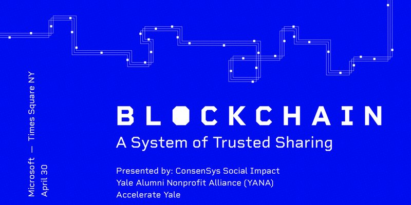 PhilKomarny's tweet photo. Join us in NYC on April 30th for a @ethereum4impact event 

#Blockchain a System of Trusted Sharing 

@zunairana - @ConsenSys Product Lead
@mattcoolidge Co-founder, Civil
@BenLLS @ConsenSys Impact Policy Manager
@PhilKomarny - VP Innovation @Salesforce

https://t.co/ylqES5syJY https://t.co/lLDXcTAExS