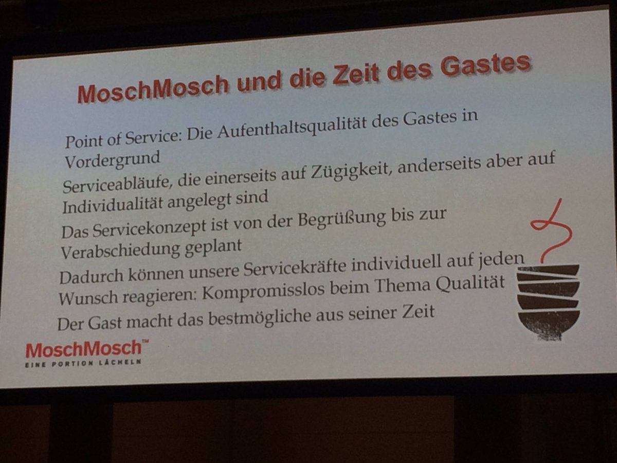 KPSaffari's tweet photo. Good and Healthy Great Restaurant #experience #DigitalTransformation @ #moschmosch #execsummit18 auch hier Customer in the Center of everything https://t.co/OC2azurMp0