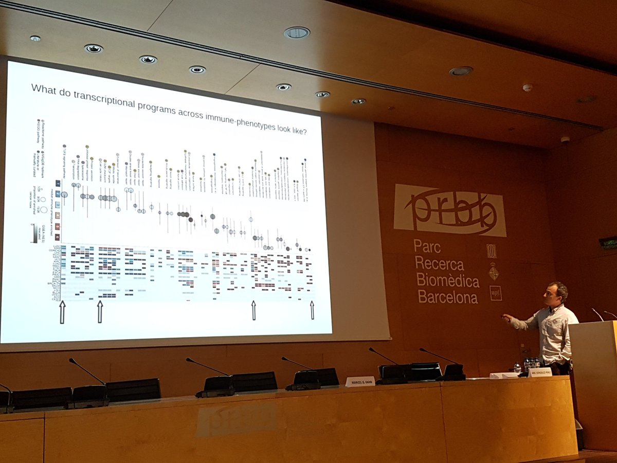 bbglab's tweet photo. Abel Gonzalez-Perez presenting on pan-cancer landscape of interactions between solid tumors and infiltrating immune cell populations at #ECTB2018. The paper is available as preprint https://t.co/8z9guZKnEC https://t.co/pbC01W8utX