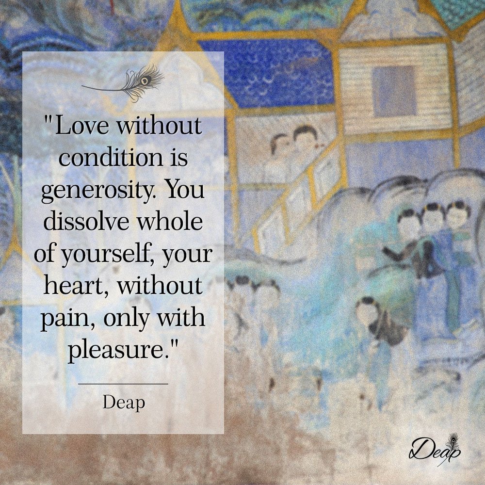 thedeapsoul's tweet photo. Love without condition is generosity. 

#WednesdayWisdom #qotd #DeapThoughts https://t.co/UH72ePle0U