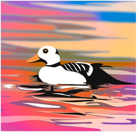 Arctic Duck - Are you CURIOUS?  goo.gl/KEfc6C   
Addicted to: <a href="/Illustrator/">Adobe Illustrator</a> <a href="/Photoshop/">Adobe Photoshop</a> <a href="/Adobe/">Adobe</a>
#Art #decor #beachhouse #Seascape #Ducks #Painting #ocean #Bird  #abstract #homedecor #swimming #relax #peaceful #fishing #Beach #sealife  #Surfing #wildlife #TuesdayThoughts