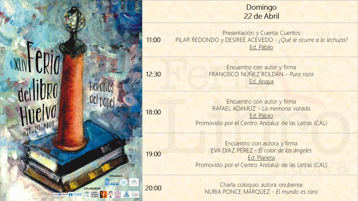 Feria Libro Huelva tweet media