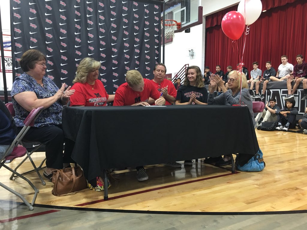 What a great way to start off the morning. <a href="/WalkerDycus/">Walker Dycus</a> has officially signed his LOI to play football <a href="/MCFightingScots/">Monmouth Athletics</a>. Want to say thank you to <a href="/MCBraunyBoy/">Chad Braun</a> @NDPeterson4 So proud of you son, love you. #rollscots
