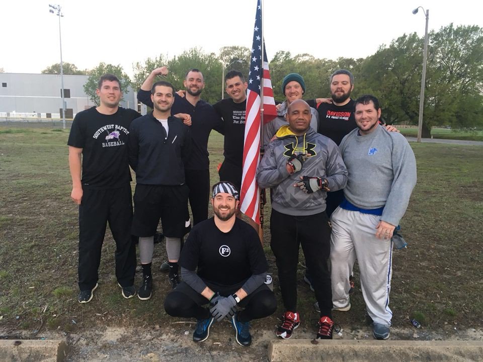 F3Memphis's tweet photo. 4 at The Lair
3 at The Annex
10 at The Sandlot for #TurntTobeyTuesday
11 for the APFT at @F3Berm

28 total PAX put in some work and got better together! (+2 Surprise! Downrange at @OF3Louisville)

#F3counts #ISI #DRP #MemphisMojo #Wardova #CollierTrill #choose901 https://t.co/zYKb2F15nz