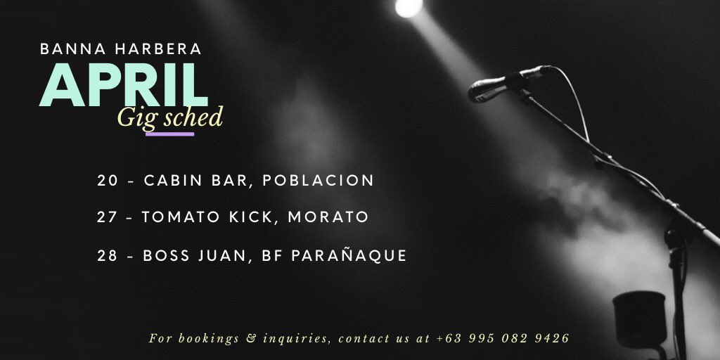 BannaHarbera's tweet photo. Schedule update for April - see you guys then! Gagalingan namin cuz we miss playing!!!!!!!
#YRPH https://t.co/SoJJkOlZUi
